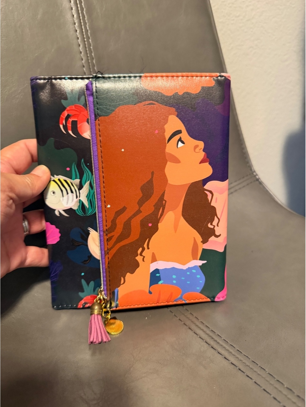 Disney Store The Little Mermaid 2023 Live Action Ariel Notebook & Pen Set